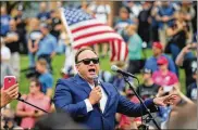  ?? DAVID SWANSON/PHILADELPH­IA INQUIRER ?? Citing violations of policies against hate speech and the promotion of violence, Apple, Facebook, YouTube and Spotify have removed large portions of Alex Jones’ Infowars content.