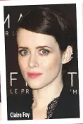  ??  ?? Claire Foy