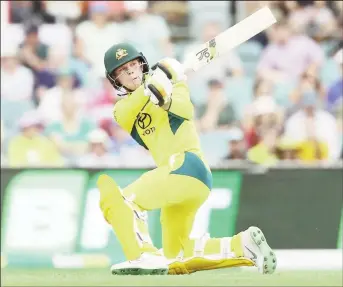  ?? ?? Jake Fraser-McGurk led the Australian response with 41 from 18 balls