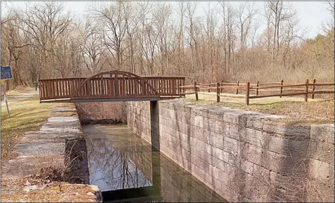  ?? PHOTO PROVIDED ?? Photo of a recent visit to Historic Lock 19by Capital Region resident Joel Torres. Clean Sweep 2021will be Saturday, April 24from 9a.m. until noon at various locations in the towns of Clifton Park and Halfmoon.