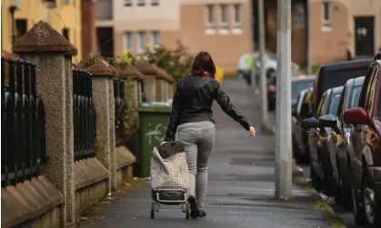  ?? Photograph: Jeff J Mitchell/Getty Images ?? ‘Fewer people, in class terms, are moving up, and more are moving down, as the rate at which profession­al jobs are produced has slowed.’