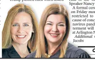  ??  ?? STRONG BENCH: Amy Coney Barrett (near right) and Barbara Lagoa are among President Trump’s Supreme candidates.