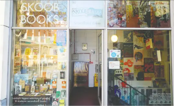  ?? SKOOB BOOKS ?? If you don’t get the name at first, the storefront window of Skoob pretty much spells it out. Now do you understand? The store features more than 50,000 second-hand titles.