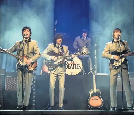  ??  ?? Top tribute The Cavern Beatles will play at Motherwel Civic Theatre in October