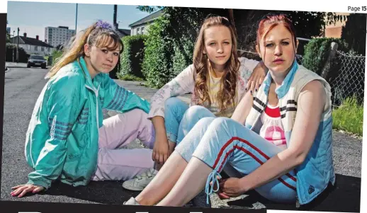  ??  ?? Acclaimed: The stars of the BBC drama Three Girls about the Rochdale abuse case