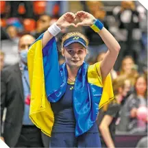  ?? ?? Yastremska ha ganado en su carrera tres títulos WTA, pero ninguno desde mayo de 2019. Hoy buscará ganar Lyon.