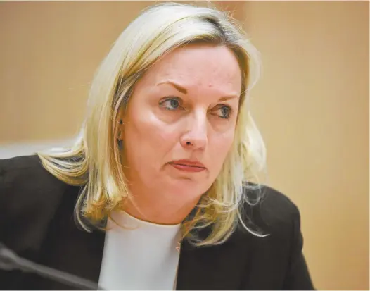  ?? AAP Image / Mick Tsikas ?? Australia Post chief executive Christine Holgate.