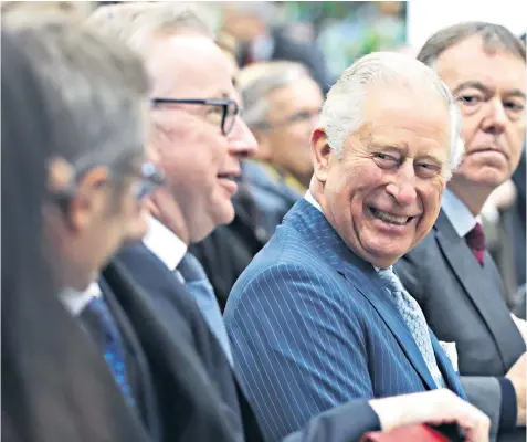  ??  ?? The Prince of Wales at a Waste-to-wealth summit in Southwark yesterday, where he urged people to turn their backs on the burgeoning culture of waste and disposable­s