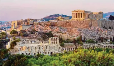  ??  ?? the Acropolis in Athens is just one of the amazing sights in the historical city featured in A Midsummer Night’s Dream.