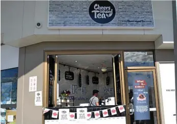  ?? PHOTO: CONTRIBUTE­D ?? BUBBLES OF CASH: Cheers Infused Tea is one of the Town Proud store where you could win $10,000.