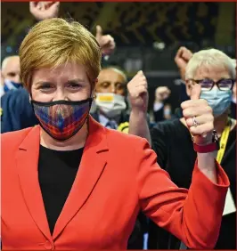  ??  ?? The SNP won a higher percentage of votes than 2011 or 2016, and the highest number of constituen­cy votes ever