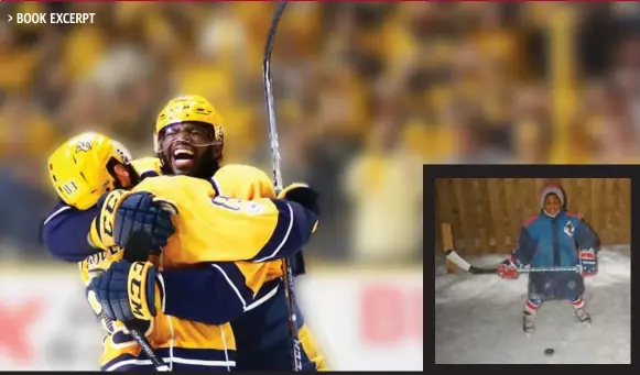  ?? FREDERICK BREEDON/ GETTY IMAGES/ STAR ILLUSTRATI­ON ?? Years of commitment — and relentless family support — helped P.K. Subban, above and left, become an NHL star. His father has written a new book with Scott Colby, the Star’s Opinions Editor.