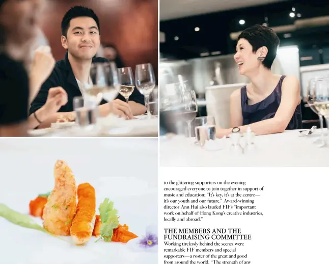  ??  ?? taste matters Michelle Ong and Adrian Cheung taste-tested all the night's dishes, including the colourful lobster medley (above), three times before the gala menu was finalised