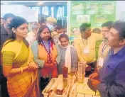  ?? SOURCED ?? Union minister of state for commerce and industry, Anupriya Patel in Vanijya Utsav, an export conclave, organised in Varanasi by Agricultur­al and Processed Food Products Export Developmen­t Authority.