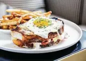  ?? Becca Wright ?? Tonight & Tomorrow the new all-day dining restaurant, offers a classic Croque Madame.