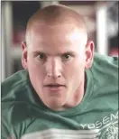  ?? Associated Press photo ?? This image released by Warner Bros. Pictures shows Spencer Stone in a scene from “The 15:17" To Paris.”