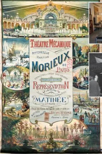  ?? FOTO COLLECTIE BOLLAERT ?? Een affiche van Théâtre Mécanique Morieux uit 1901.