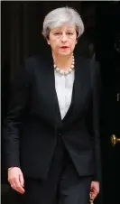  ??  ?? British Prime Minister Theresa May