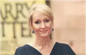  ??  ?? Author J K Rowling at a gala performanc­e of the play parts One and Two, in London on Sunday the Cursed Child Harry Potter and PHOTO: REUTERS