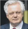  ??  ?? DAVID DAVIS: Called for ‘a deal like no other in history’ as he entered into Brexit negotiatio­ns.