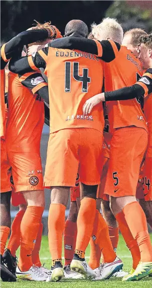  ??  ?? A run of 10 games without a loss has boosted everyone at Dundee United.