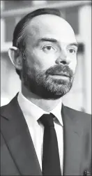  ??  ?? Édouard Philippe, nuevo primer ministro de Francia ■ Foto Afp