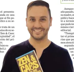  ?? CORTESÍA ?? Wálter publicó su primer libro en el 2014 y volverá a complacer a sus lectores.