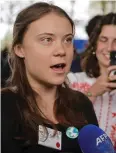  ?? ?? Activist: Thunberg at court