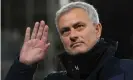  ?? Photograph: Neil Hall/AFP/Getty Images ?? José Mourinho says he has got used to people questionin­g his methods. ‘That’s fine for me,’ Tottenham’s manager said.