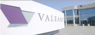  ?? RYAN REMIORZ/ THE CANADIAN PRESS ?? Valeant Pharmaceut­icals is facing criticism after it was reported that after it acquired a portfolio of drugs, it doubled the price of a medication commonly used to hasten death.