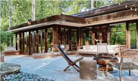  ?? Kimberly Burke/Contribute­d Photos ?? A house designed by esteemed architect Allan J. Gelbin has hit the market in Wilton with an asking price $2.5 million.