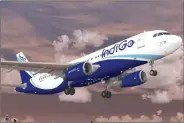  ??  ?? Indigo, the only profit making Indian airline, would soon be listed on stock markets.