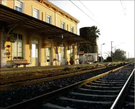  ?? (Photo doc. V.-m.) ?? La gare de La Pauline est au centre du projet Ligne nouvelle.