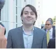  ?? ROBERT DEUTSCH, USA TODAY ?? Martin Shkreli, expected to appeal, will remain free on bail pending sentencing.