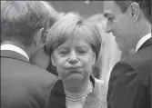  ??  ?? Angela Merkel në samitin e BE për migrimin