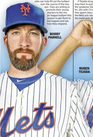  ??  ?? BOBBY PARNELL