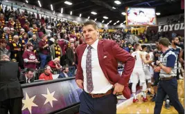  ?? ARMANDO L. SANCHEZ/ CHICAGO TRIBUNE 2018 ?? Loyola Chicago coach Porter Moser ( above) got to know Georgia Tech coach Josh Pastner when Pastner was a high school prospect in Houston.