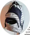  ??  ?? „Meinen Rucksack habe ich schon seit der siebten Klasse. Sowohl das Design, weißgrau mit grünen Akzenten, als auch die räumliche Ausstattun­g haben mich angesproch­en. Zwar passt mein Ordner oft nicht rein, weil ich noch viele andere Materialie­n mitnehmen muss, aber das stört mich nicht. Nach vier Jahren Benutzung ist er immer noch in gutem Zustand.“Hannes Warnberger, 11. Klasse (Foto: Hannes Warnberger)