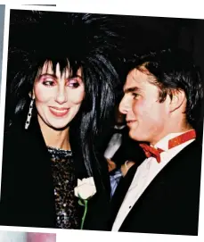  ??  ?? LOVERS: Cher and Tom Cruise at The White House in 1985