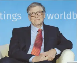  ?? AP FILE PHOTO ?? BIG SUPPORTERS: Bill Gates and wife, Melinda, through their foundation, have donated about $25 million to support charter schools.