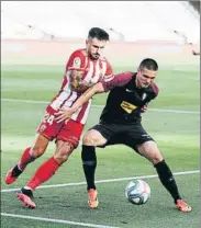  ?? FOTO: LOF ?? El Almería vuelve a ilusionar a su afición con el triunfo