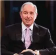  ?? —AP ?? NEW YORK: Blackstone Group CEO Stephen Schwarzman is interviewe­d by Maria Bartiromo during her “Opening Bell with Maria Bartiromo” program, on the Fox Business Network, in New York. President-elect Donald Trump on Friday announced the formation of an...