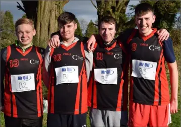  ??  ?? The Senior boys’ team of Creagh College (Gorey).