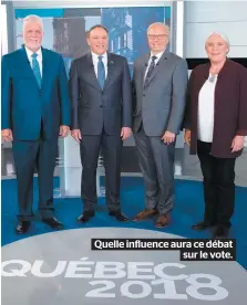  ??  ?? Quelle influence aura ce débat sur le vote.