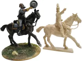  ??  ?? ABOVE
An ACW Confederat­e General made from an Italeri Plastic Wellington – don’t accept that a figure can only be used in the period it is sold for! Photo: Mike Blake.