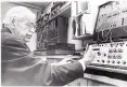  ?? COURTESY OF UNIVERSITY OF NEW MEXICO LIBRARIES’ CENTER FOR SOUTHWEST RESEARCH SPECIAL COLLECTION­S ROBB ARCHIVE PHOTOGRAPH COLLECTION ?? John Donald Robb works in his electronic lab. Robb served as dean of the University of New Mexico’s music department from 1942-1957.