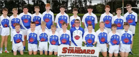  ??  ?? The beaten finalists from Ballyhogue.