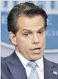  ?? Pablo Martinez Monsivais AP ?? THE TENURE of incoming communicat­ions director Anthony Scaramucci lasted just 10 days.