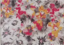  ??  ?? This Canvas five-by-seven-foot Impression­s Bloom rug lends a painterly look and is suitable inside or out. $100, CanadianTi­re.ca.