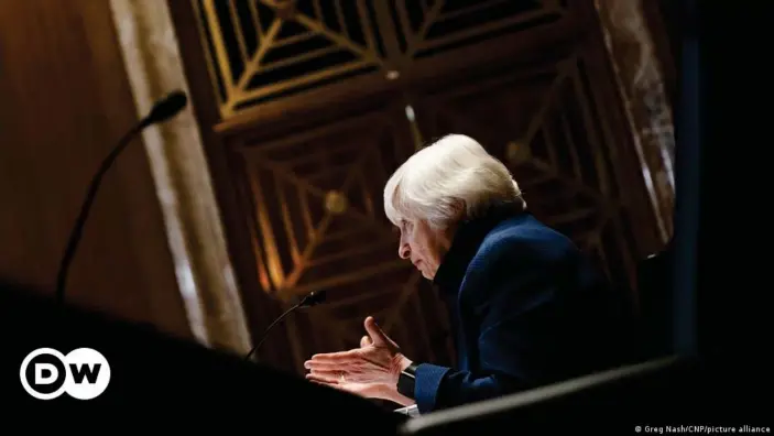  ??  ?? La secretaria del Tesoro estadounid­ense, Janet Yellen, en una imagen reciente durante una sesión en el Senado.